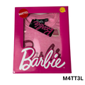 Barbie Pink Glitter Logo Sweatshirt Girls Size 10/12