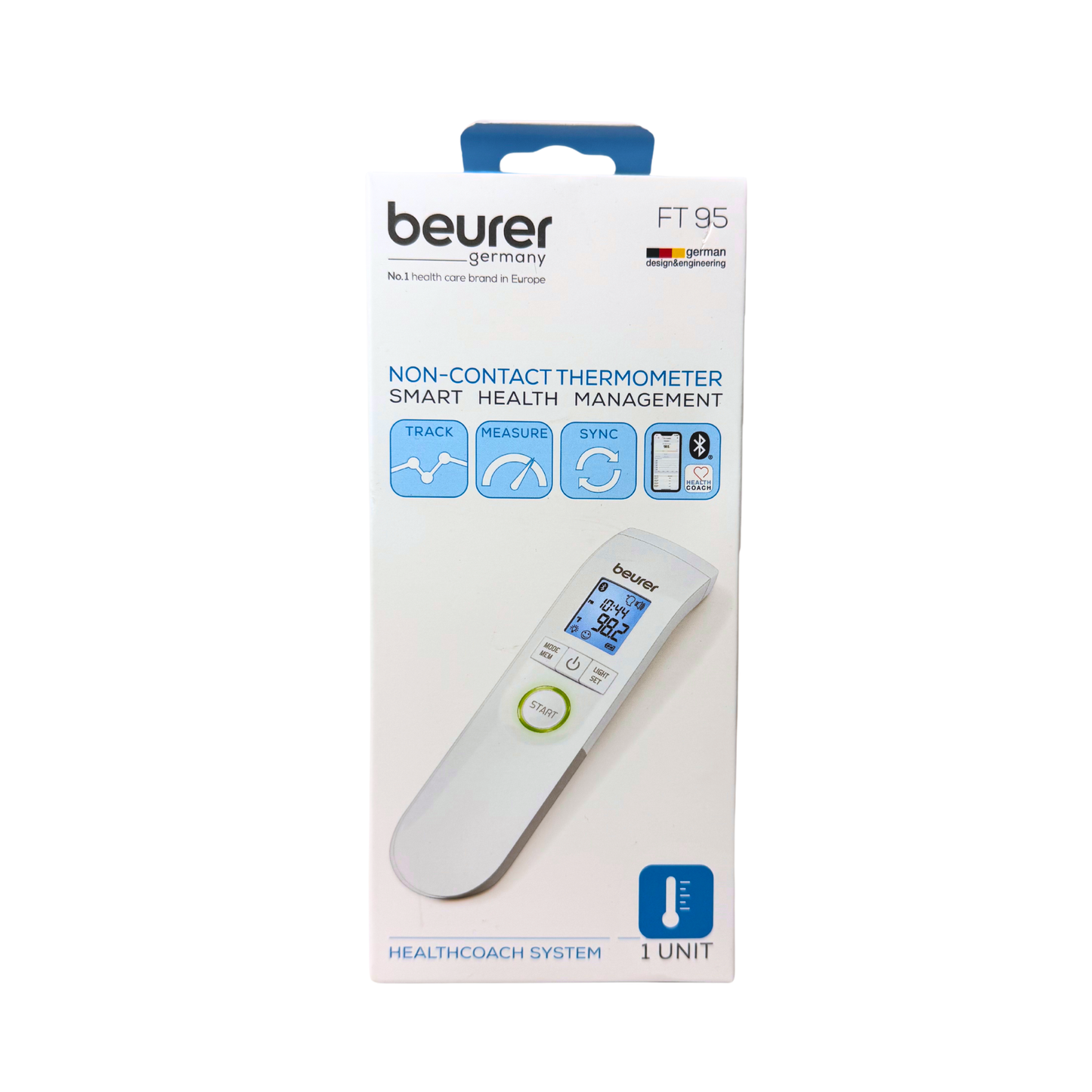 3-in-1 Digital Bluetooth Thermometer – No-Contact Infrared, Body, Surface & Room