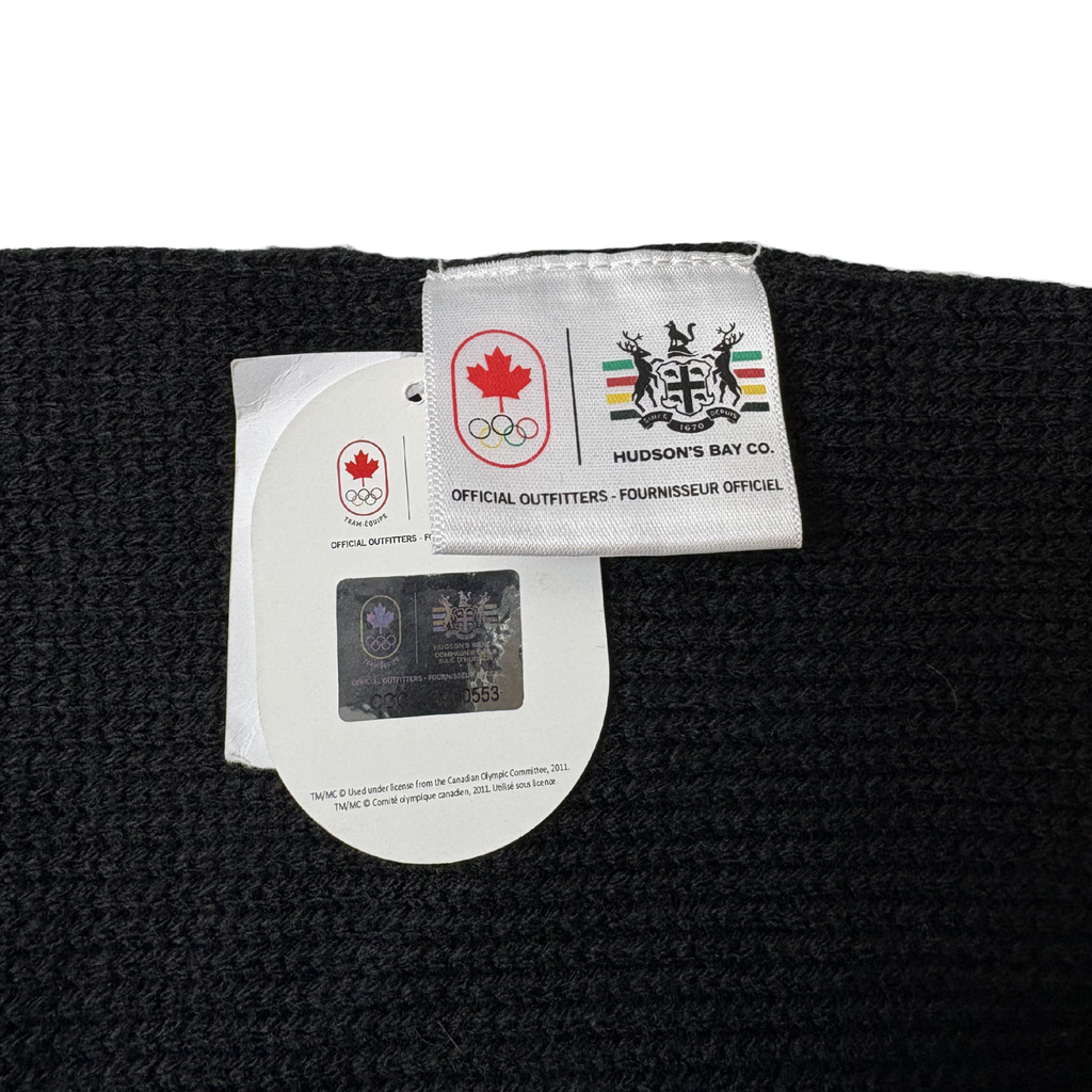 Black Canadian Olympic 2012 Patch Scarf – One Size