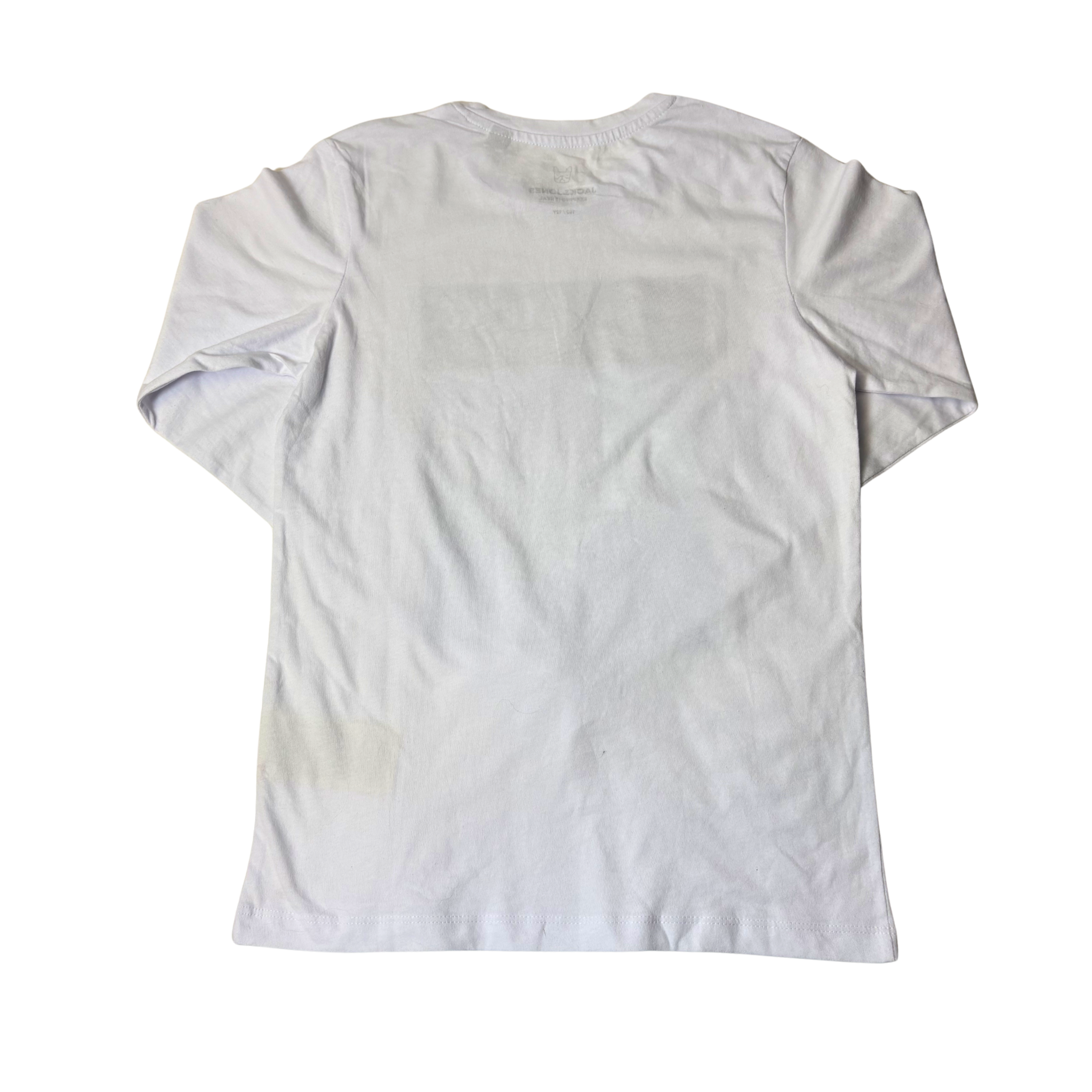 Boys White Graphic Long Sleeve T-Shirt – Size 12Y