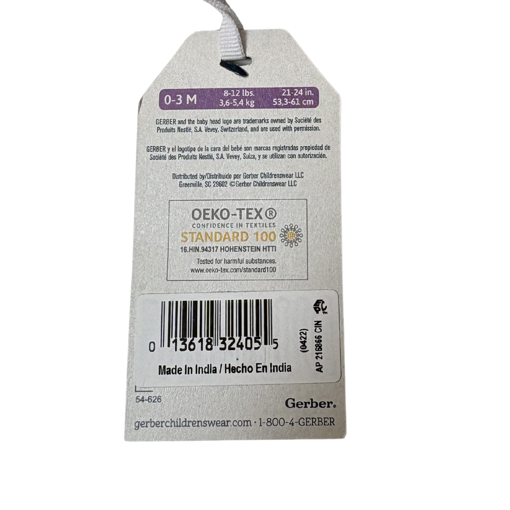 Boys’ 2-Pack Bear Footed One-Piece Pajamas – 0–3M