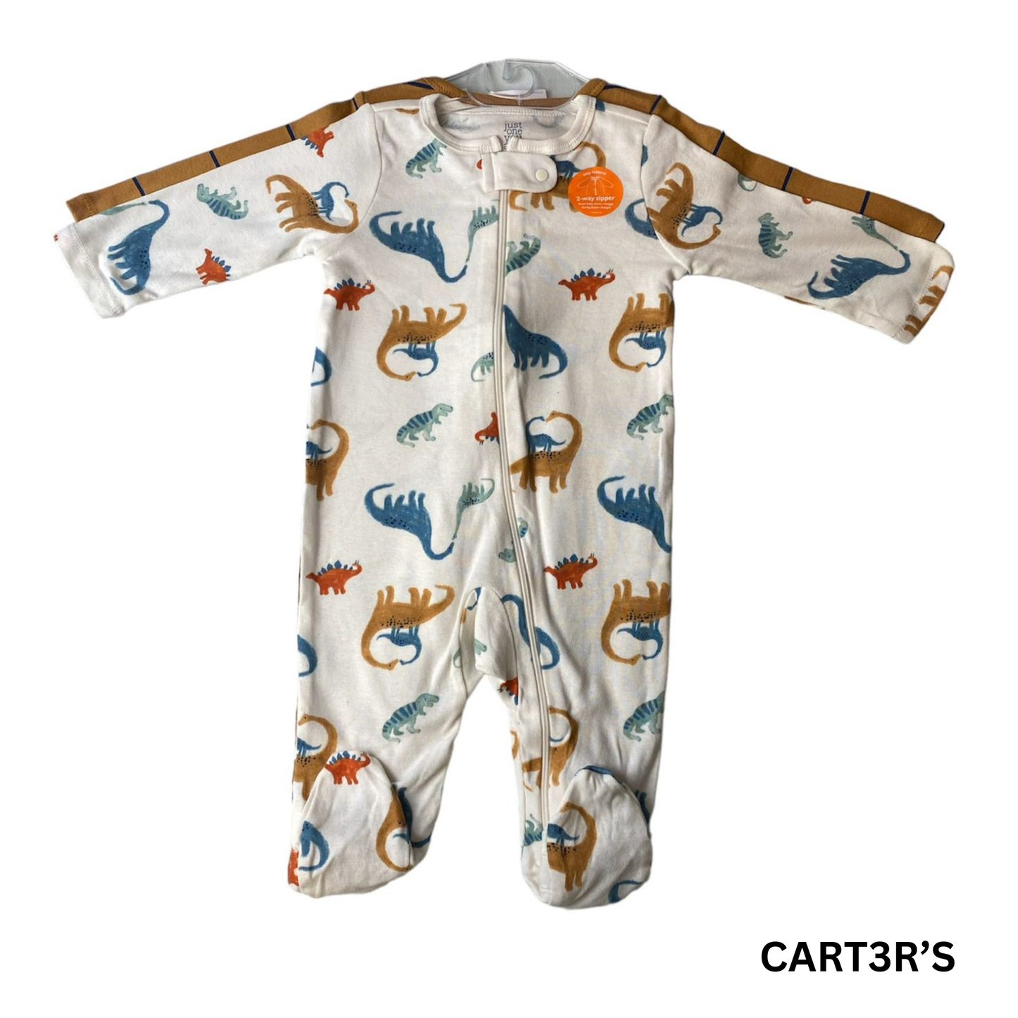 Boys 2-Pack Dinosaur One Piece - 6m