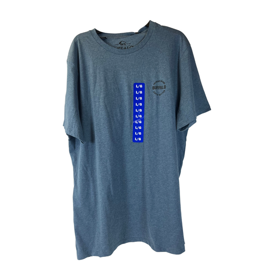 Buffalo David Bitton Men’s Blue T-Shirt – Size L