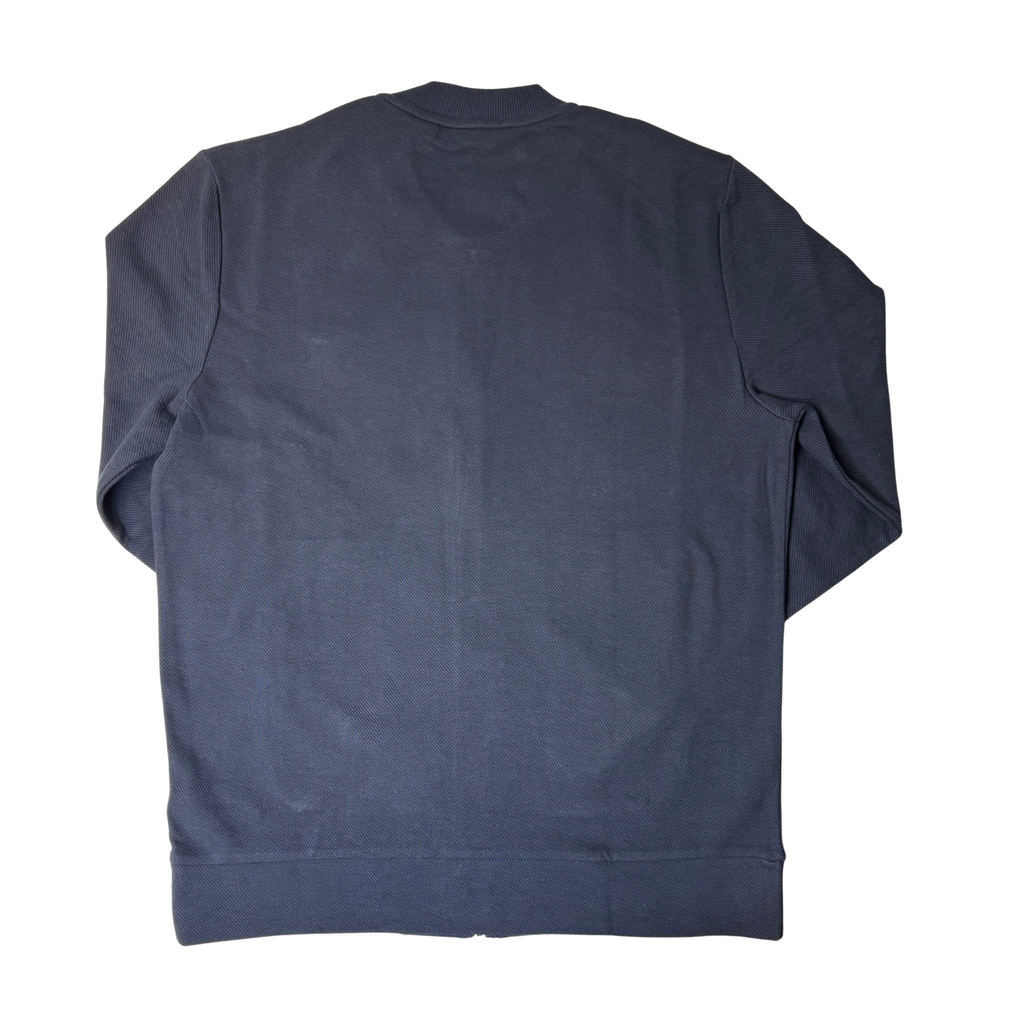 CK Men's Blue Long Sleeve Full Zip Sweater - M