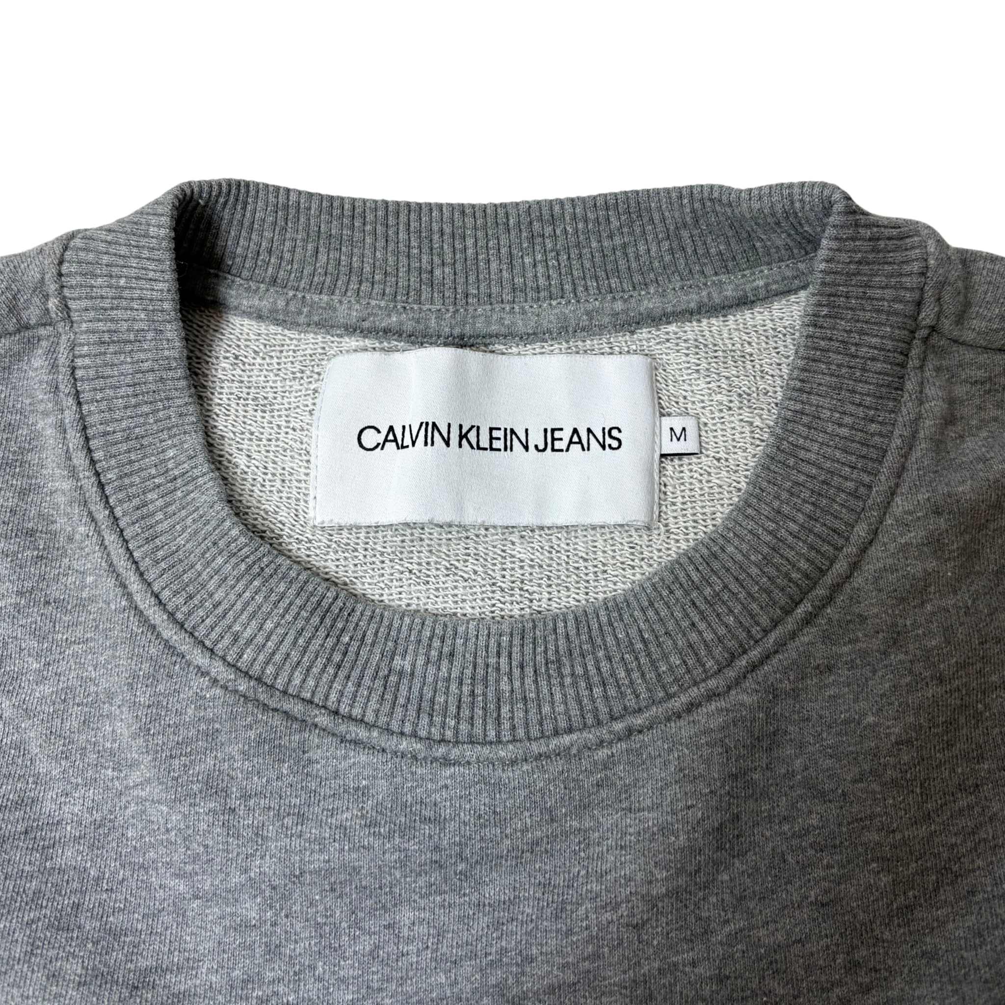 Men’s Gray Sweatshirt – Size M – 100% Cotton