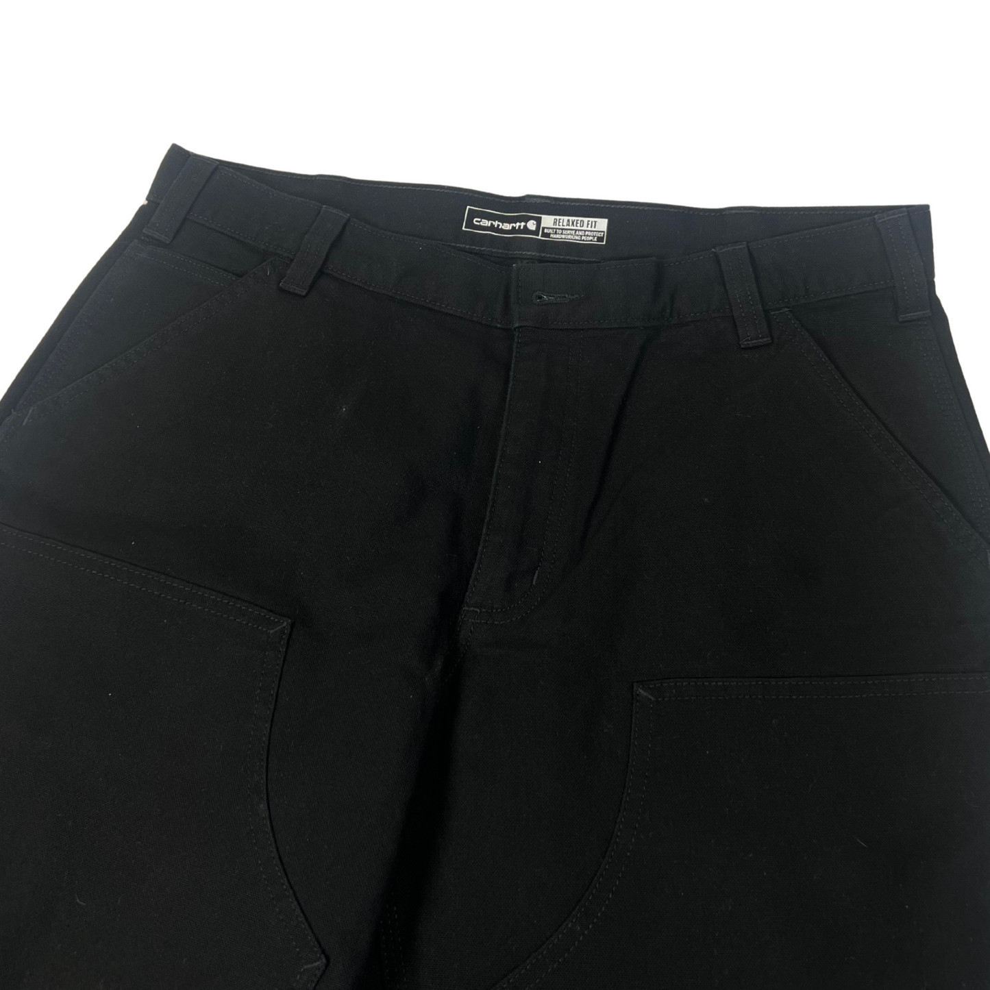 Men’s Rugged Flex Relaxed Fit Double-Front Utility Work Pants – 36 x 34