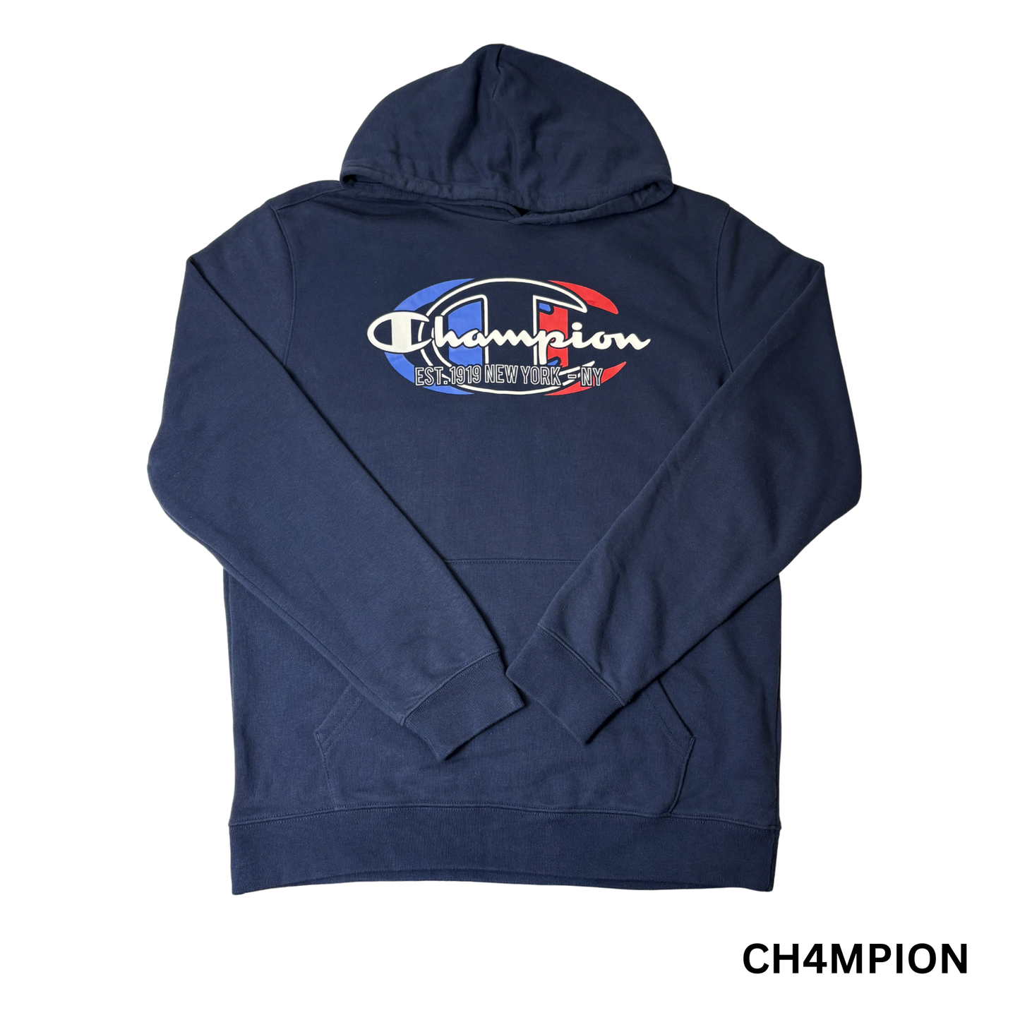 Men’s Dark Blue Hoodie – Size L