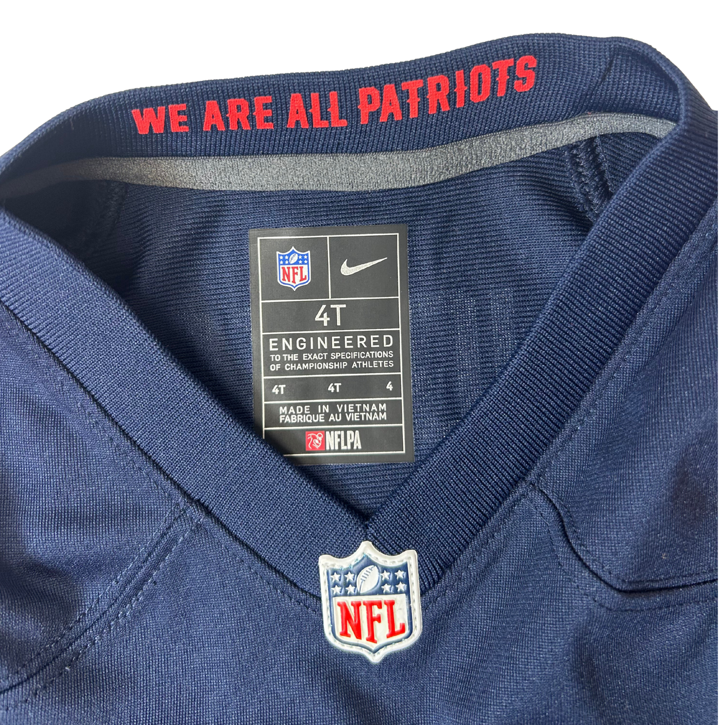 Kids’ NFL Team Jersey – Size 4T – Lightweight & Breathable