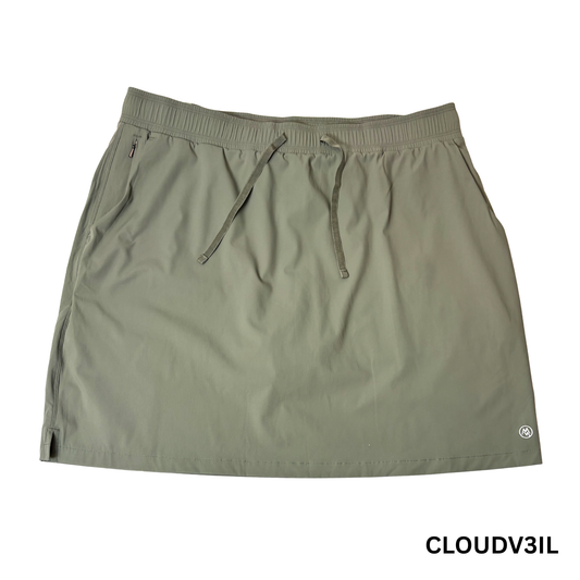 Cloudveil Women’s Green Skort – Size XL – Pull-On Elastic Waist