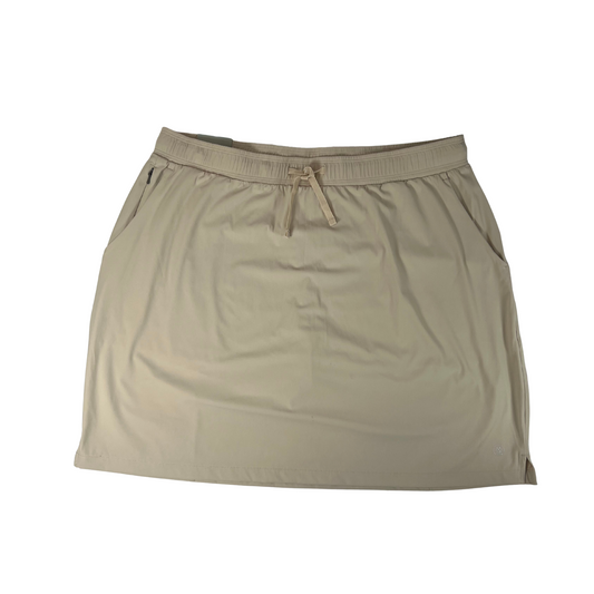 Cloudveil Women’s Woven Skort – Beige, XL