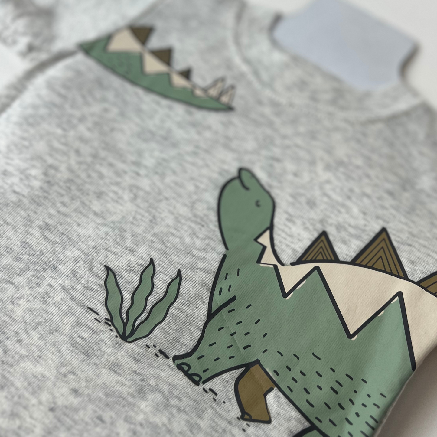 Infant Boy's Dinosaur Printed Onesie - 4-Piece Set, 18M