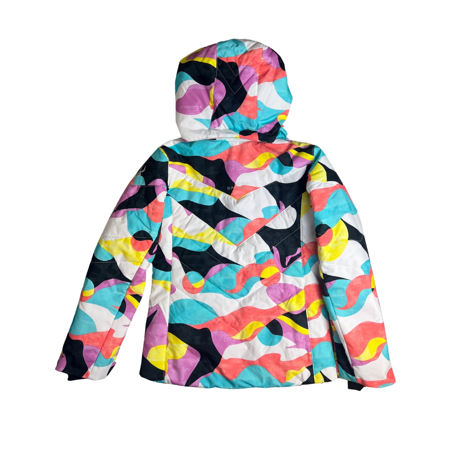 Girls Printed Ski Jacket Size 14 – Waterproof & Insulated Hood