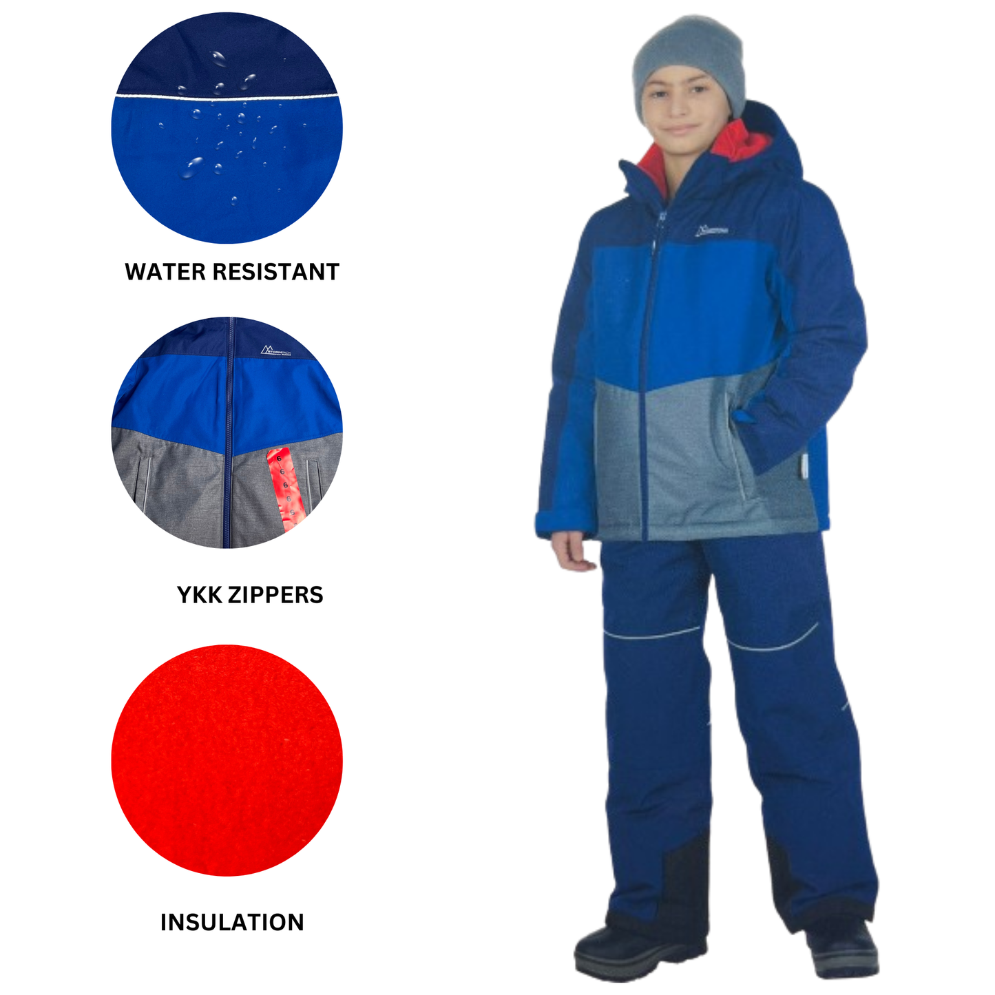 Boys Winter Jacket Size 5 – Warm, Water-Resistant & Durable