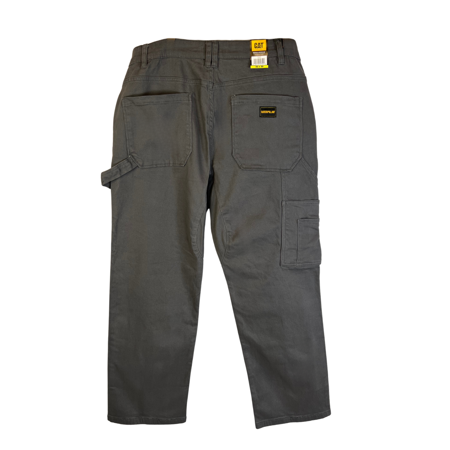 CAT Work Cargo Pants for Men 32x30 Grey - Durable Workwear