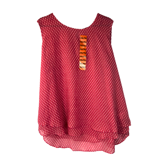 Women’s Pink Blouse – XXL, 100% Polyester, Machine Washable