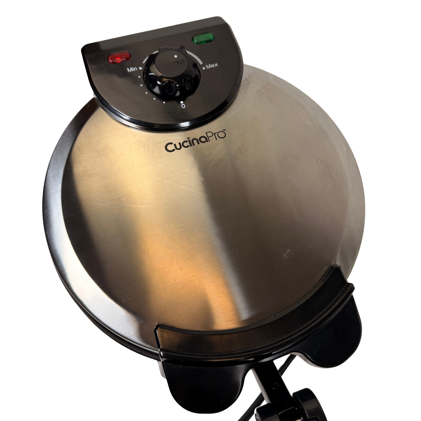 Electric Tortilla Maker 10” – Non-Stick Flatbread, Roti, and Pita Press with Ready Light