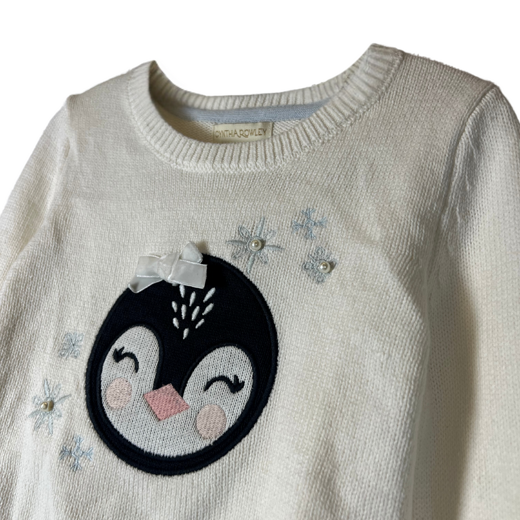 Penguin Long Sleeve Pullover Sweater Toddler & Penguin Bag 3-4 Yrs Size 4T