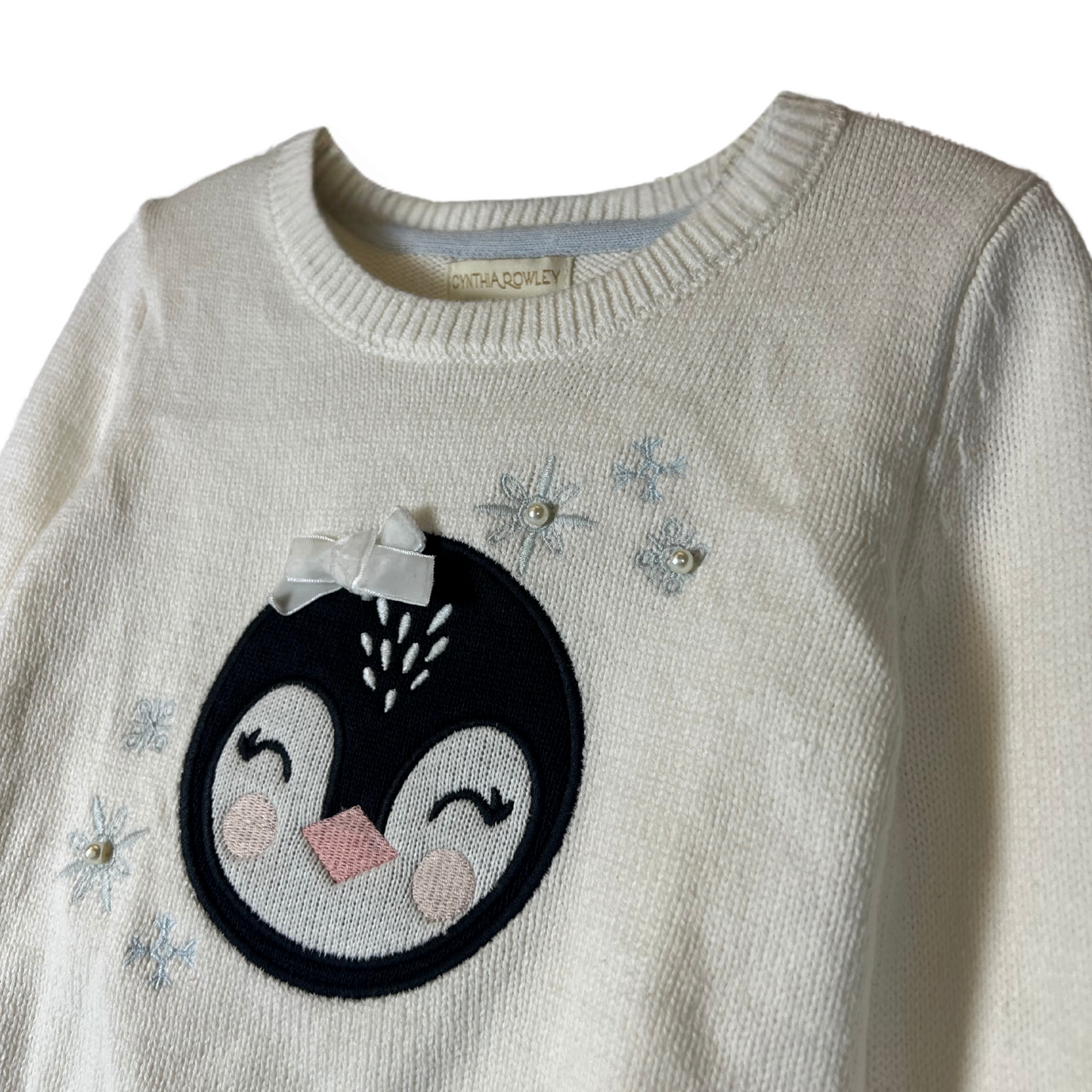 Penguin Long Sleeve Pullover Sweater Toddler & Penguin Bag 3-4 Yrs Size 4T