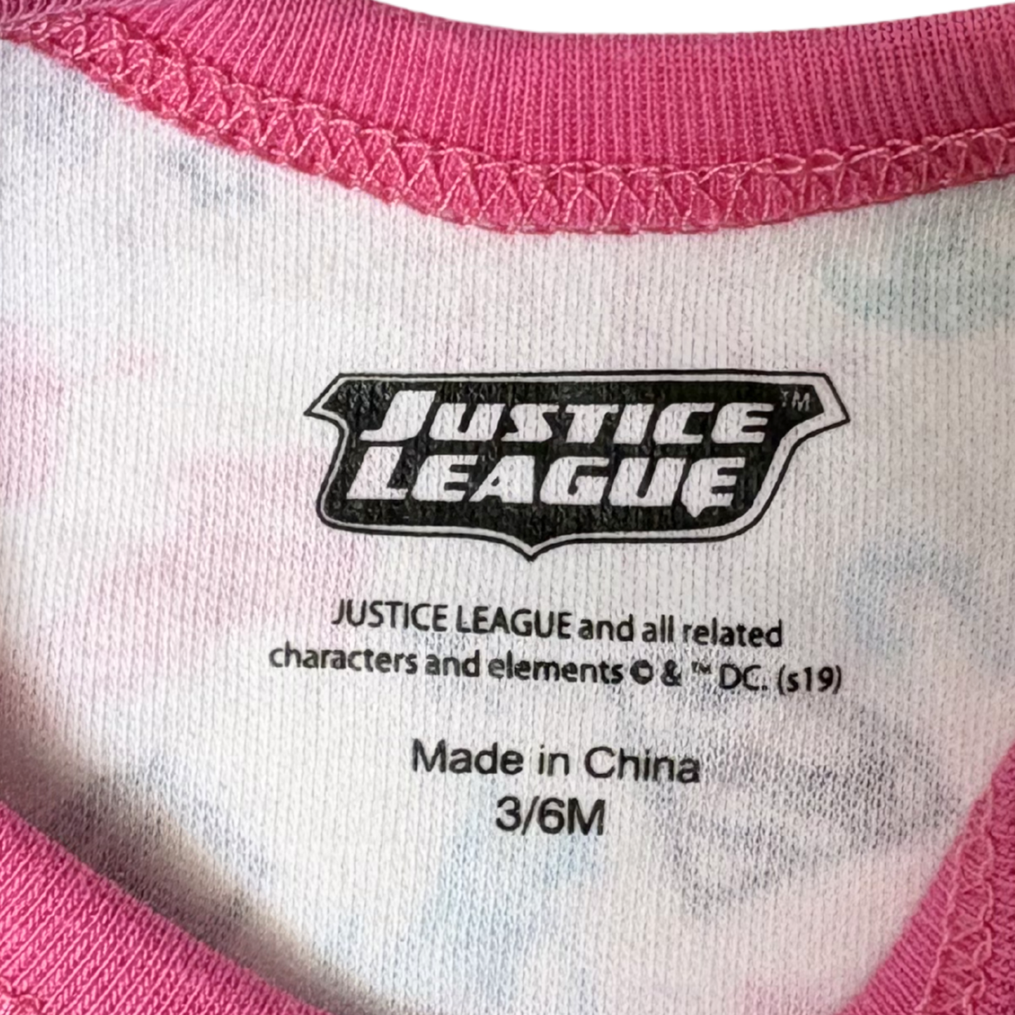 Baby Girls 5-Pack Justice League Onesies – Size 3–6M