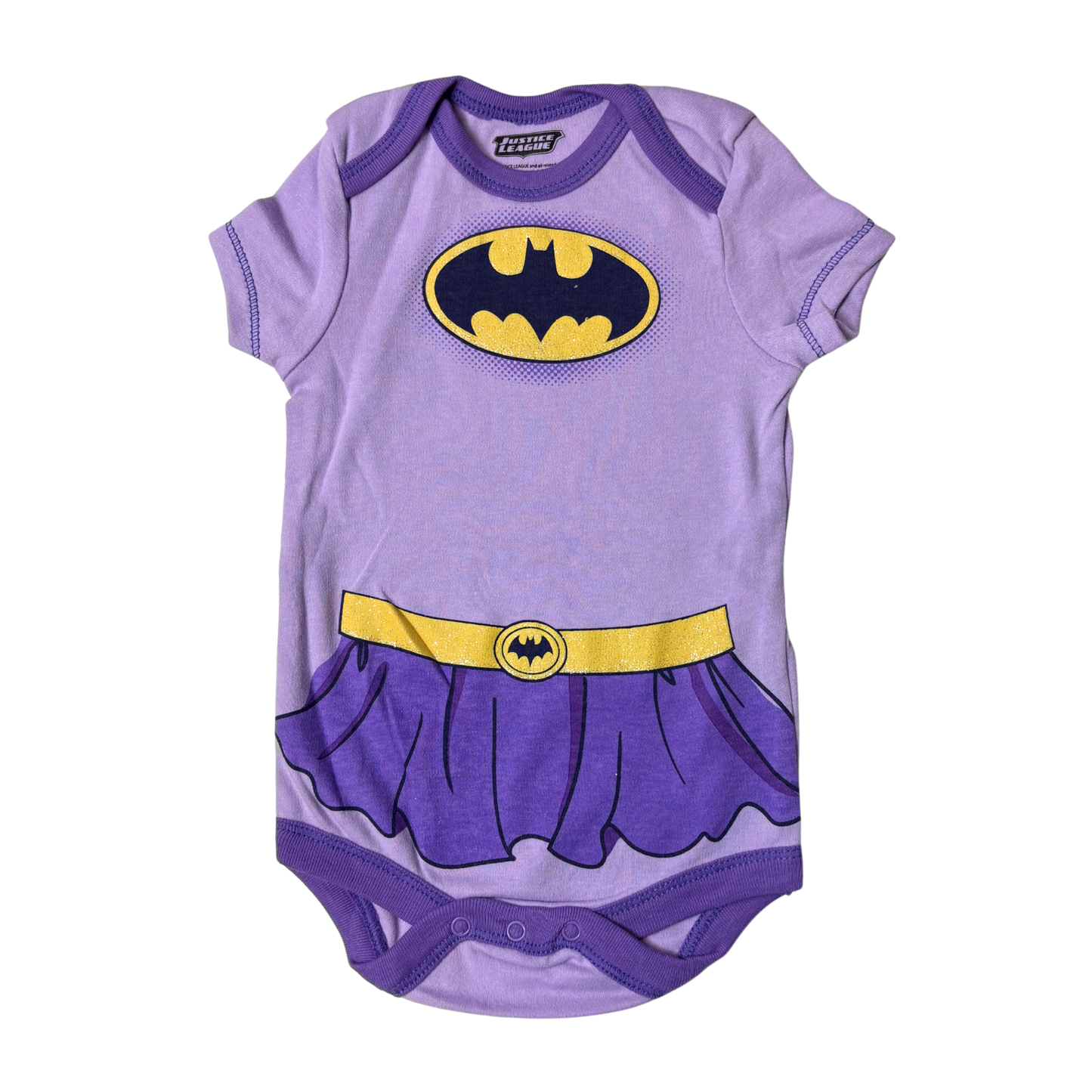 Baby Girls 5-Pack Justice League Onesies – Size 3–6M