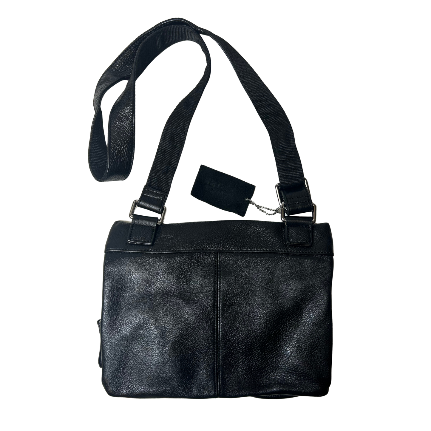 Black Leather Crossbody Bag – Genuine Leather Everyday Carry