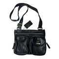 Black Leather Crossbody Bag – Genuine Leather Everyday Carry