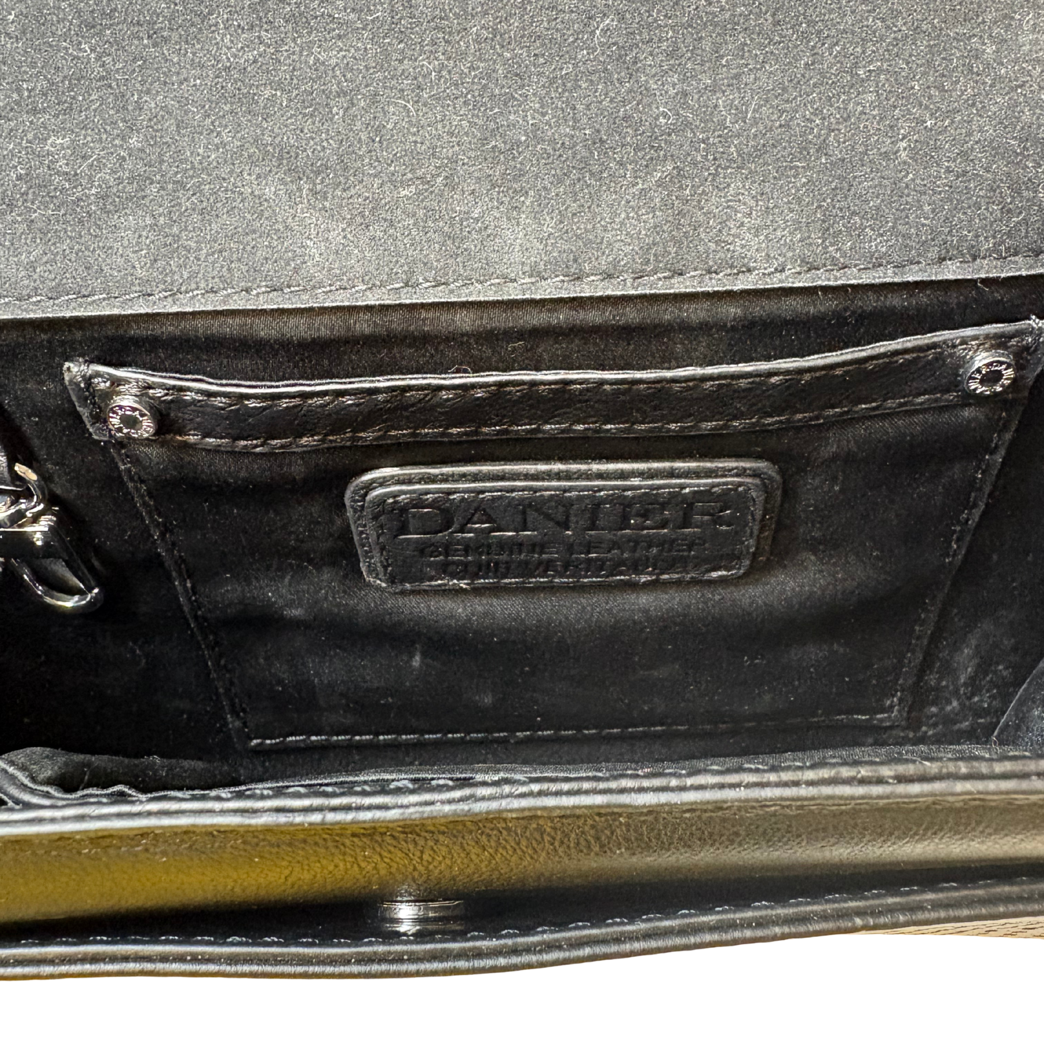 Pre-Loved Danier Black Leather Clutch