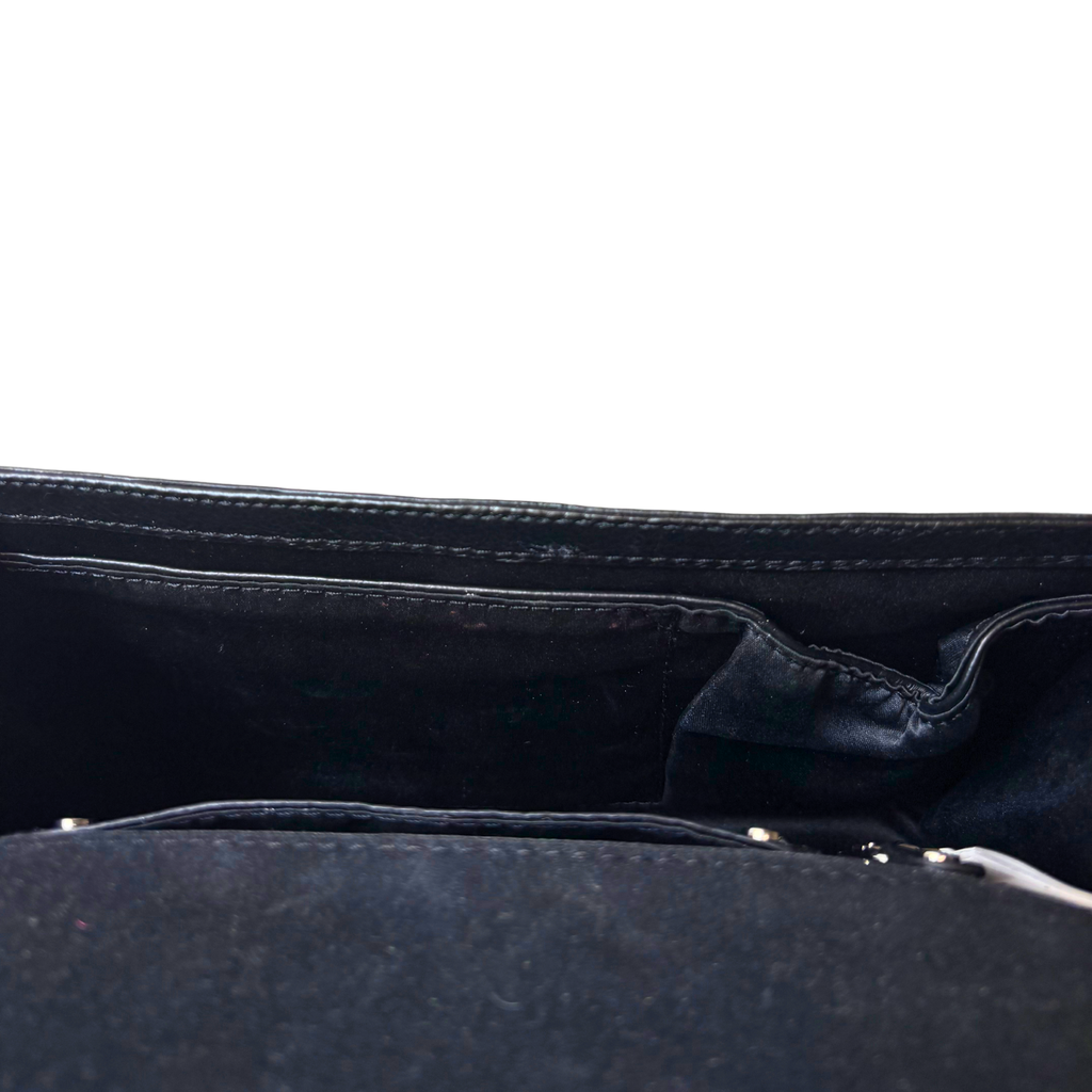 Pre-Loved Danier Black Leather Clutch