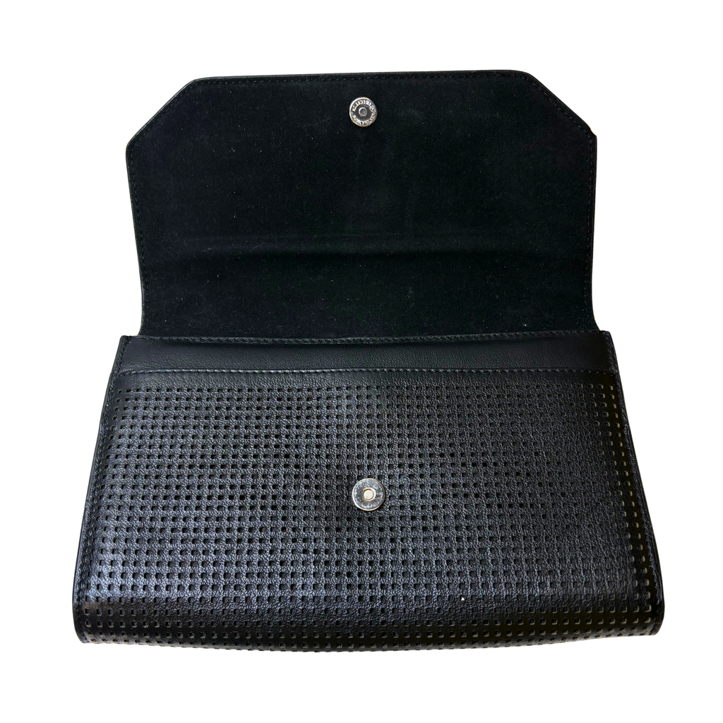 Pre-Loved Danier Black Leather Clutch