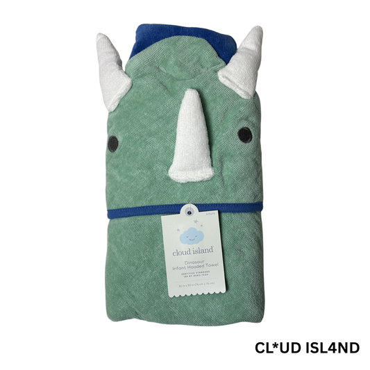 Dinosaur Infant Hooded Towel – 30" x 30"