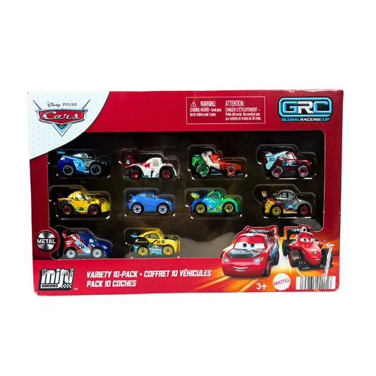 Mini Die-Cast Global Racers Cup Toy Car Set – 10 Pack Collectibles