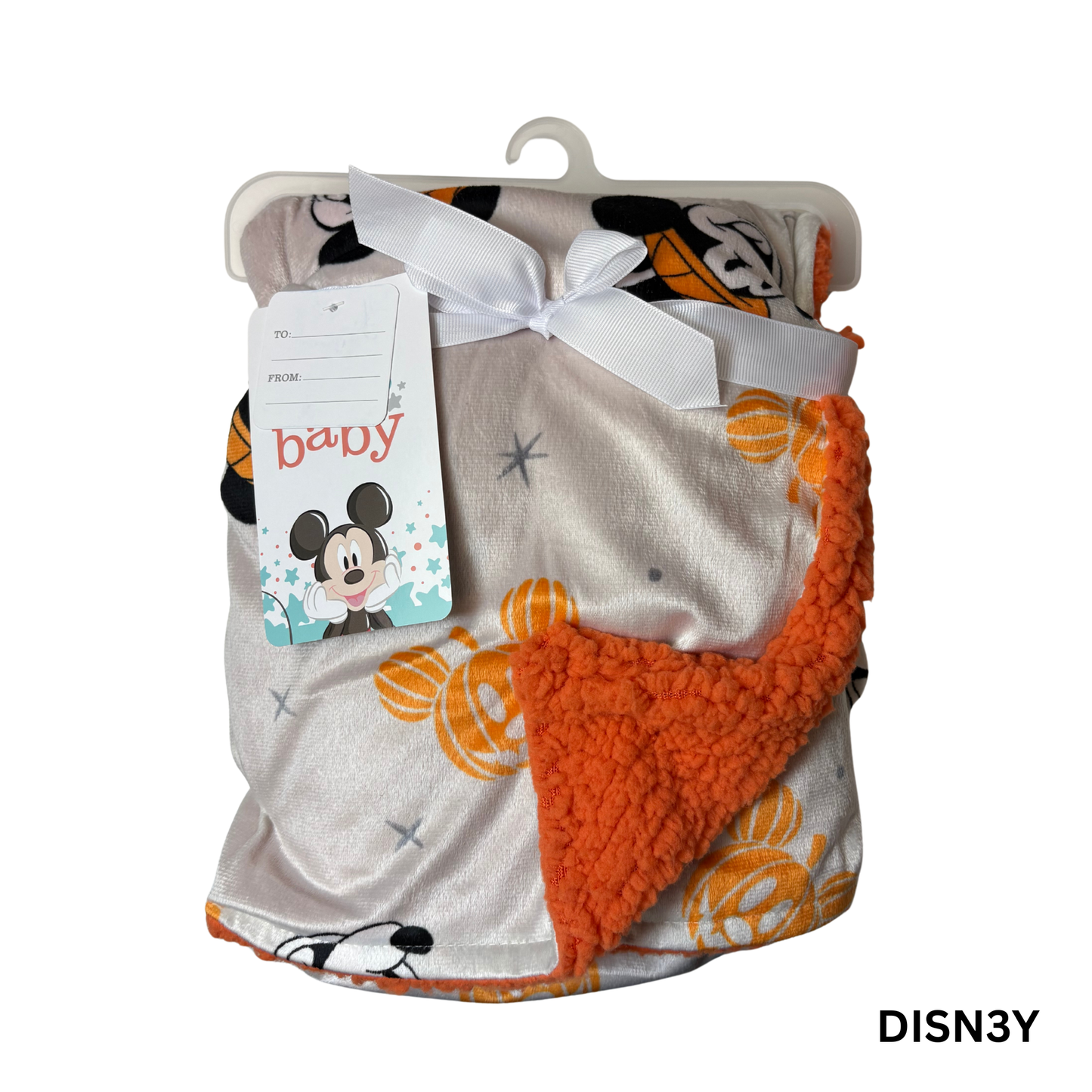 Mickey Mouse Halloween Baby Blanket 30x40 Soft Plush