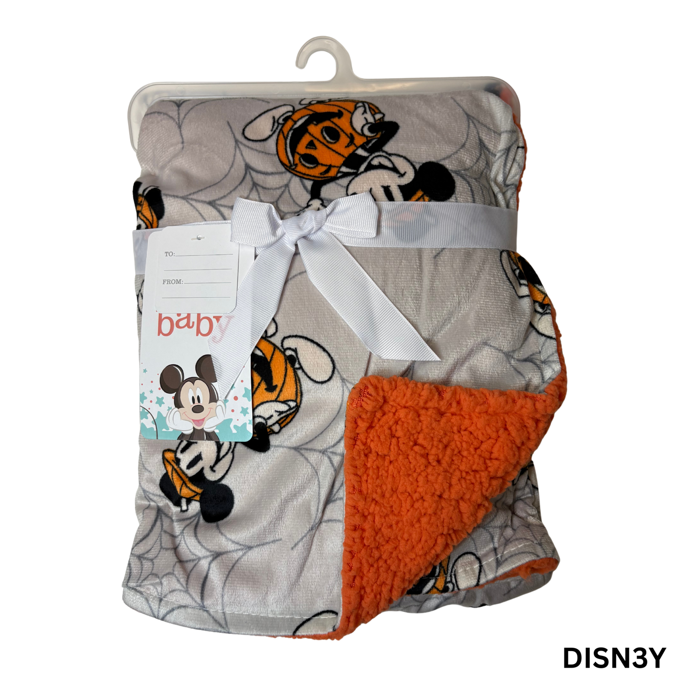 Mickey Mouse Halloween Baby Blanket 30x40 Soft Plush