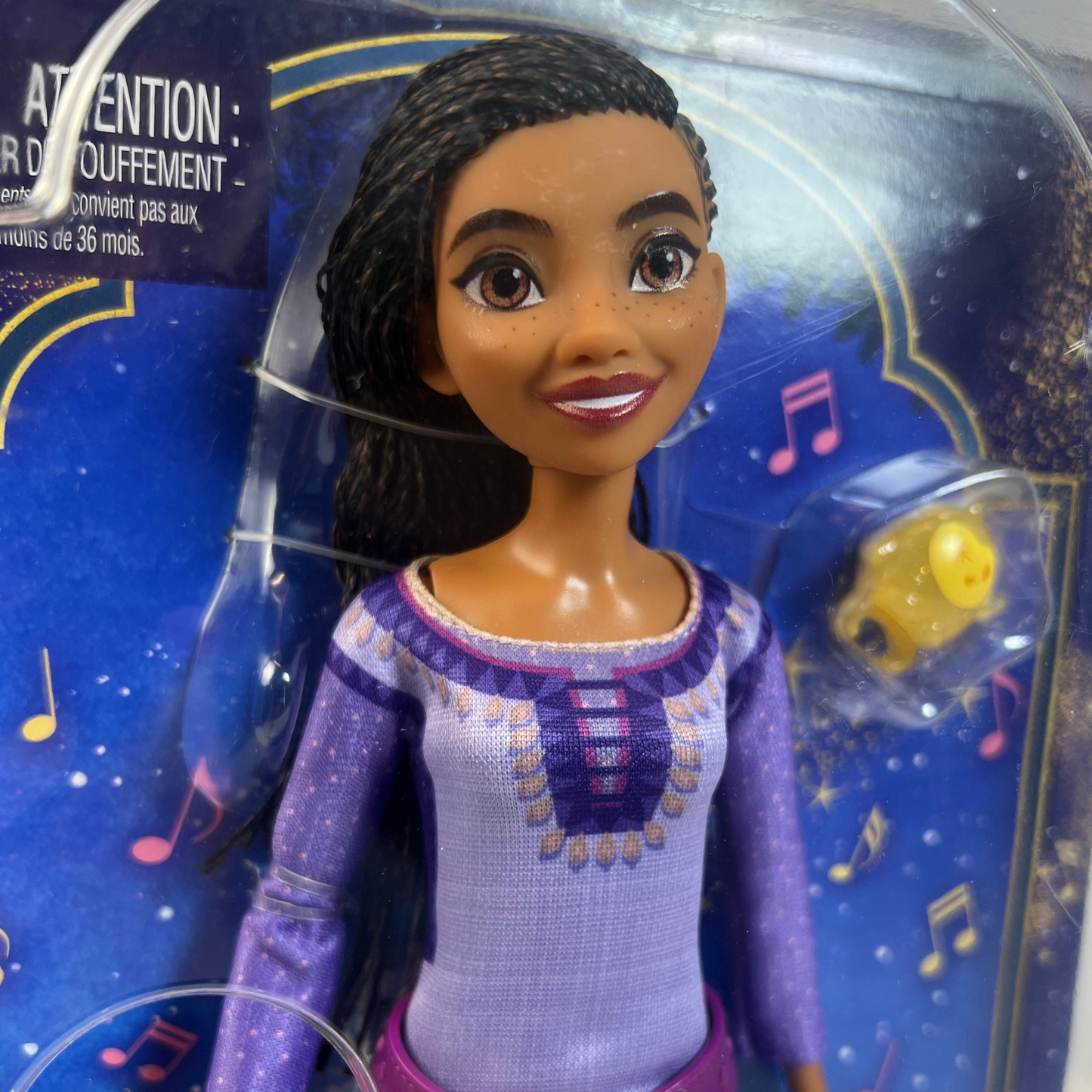 Disney's Wish Singing Asha Doll & Star Figure - Posable & Musical