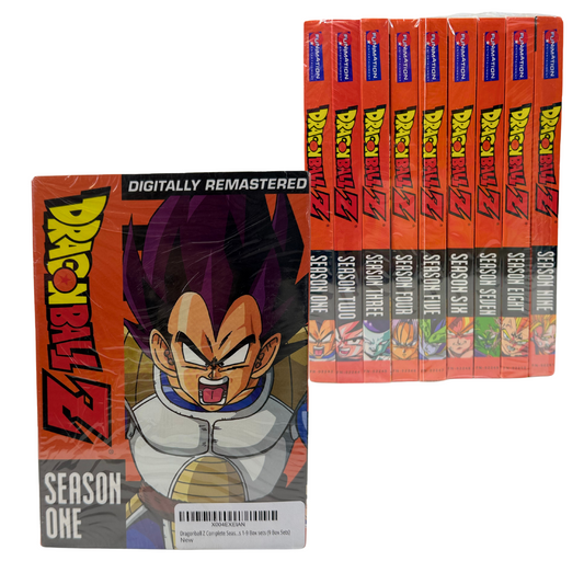Dragon Ball Z Complete Seasons 1-9 DVD Set | 54-Disc Collection | Saiyan to Kid Buu