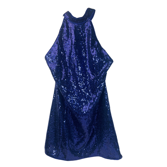 Halter Open-Back Sequin Mini Dress XL – Sparkling Party Outfit