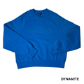 Women’s Embroidered Crew Neck Sweatshirt, Imperial Blue, Size M