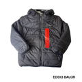 Boys Black Reversible Puff Jacket - M (7/8)