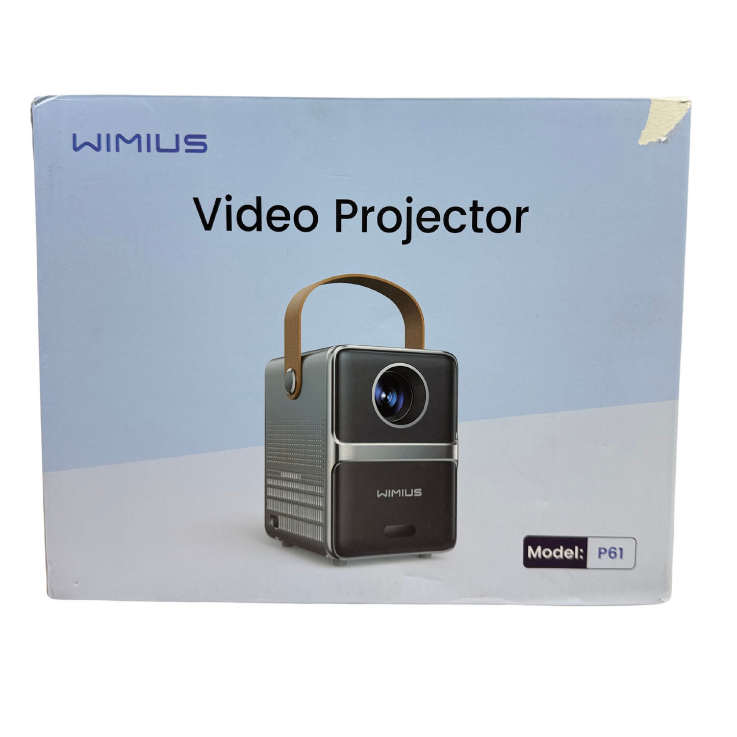 WiMiUS Electric Focus Mini Projector 1080P 5G WiFi Bluetooth – 300" Display
