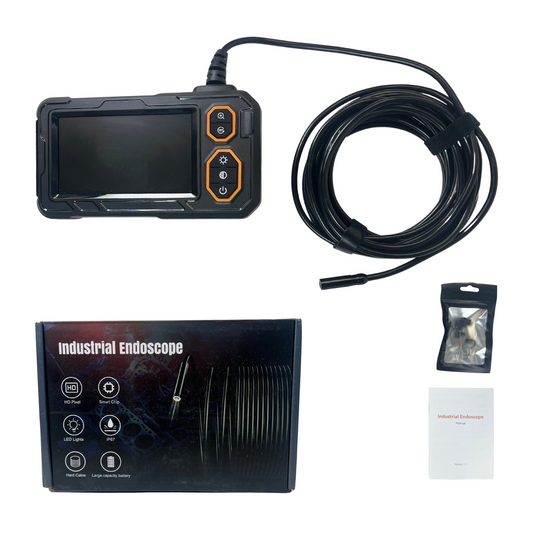 Endoscope Inspection Camera with Light – 4.3" IPS Screen, 1080P HD, 8 LED, Waterproof, 16.5FT Cable