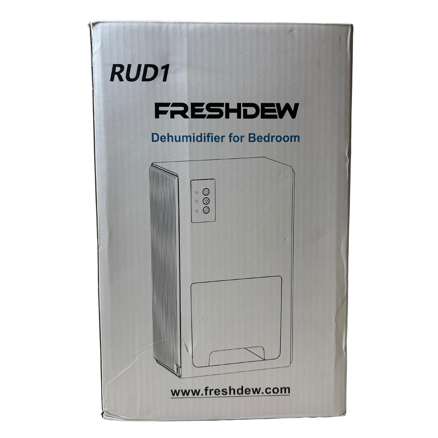 Freshdew Portable 85Oz Dehumidifier for Home – 960 Sq.Ft, Auto Shut Off, 7-Color LED, Bedroom, Bathroom, Closet, RV