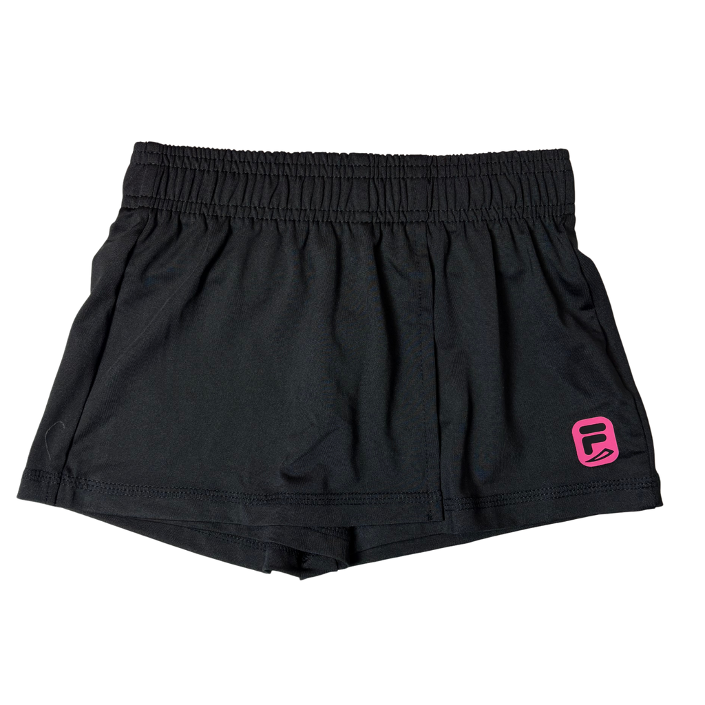 Girls’ Summer 3-Piece Set Pink & Black Shirt, Tank & Skort