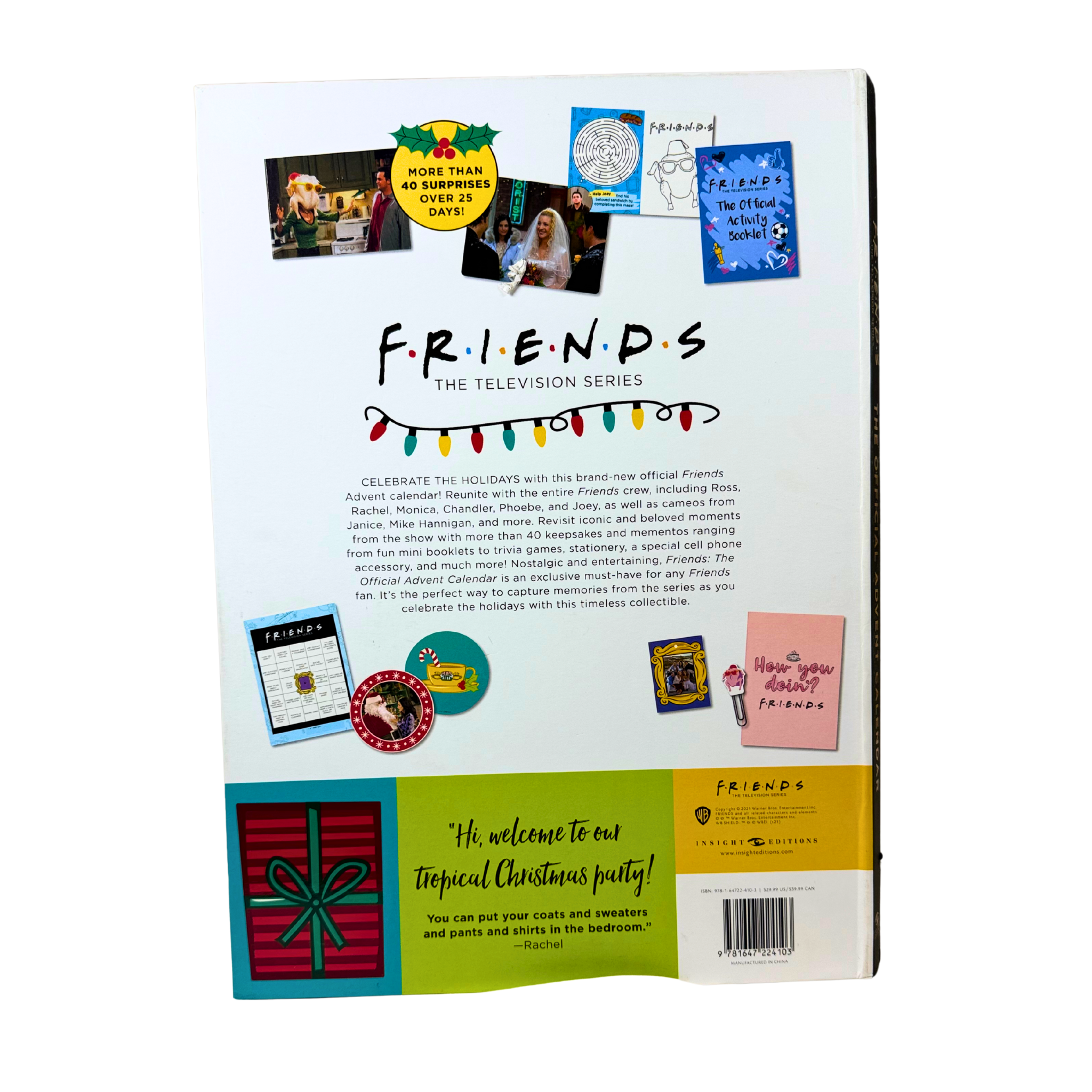 TV Show-Themed Holiday Advent Calendar Book | 25 Days of Surprises & Keepsakes