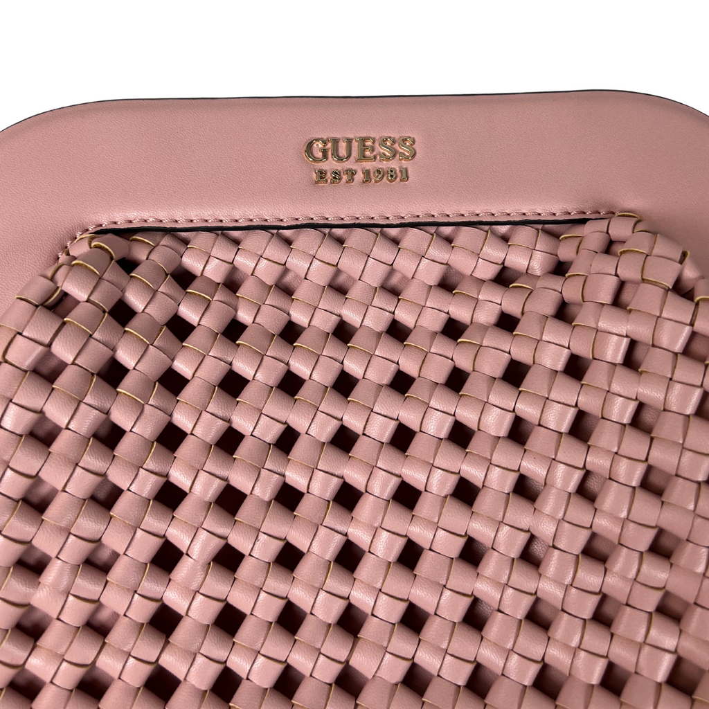 Women’s Sicilia Frame Clutch with Woven Texture and Adjustable Strap