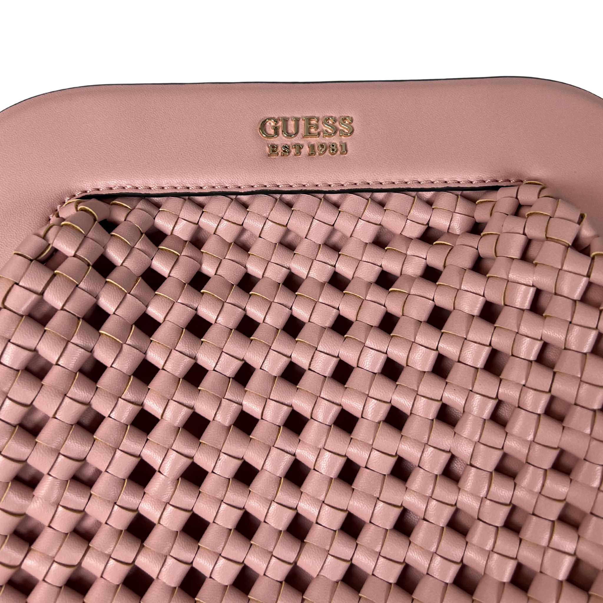 Women’s Sicilia Frame Clutch with Woven Texture and Adjustable Strap