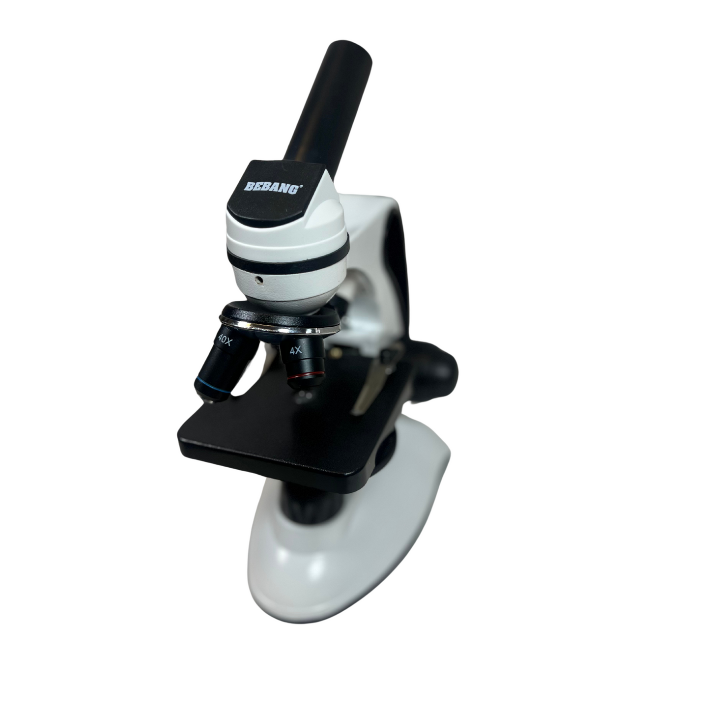 Monocular Microscope for Students & Adults, 40X-2000X Magnification with Dual LED & Accessories