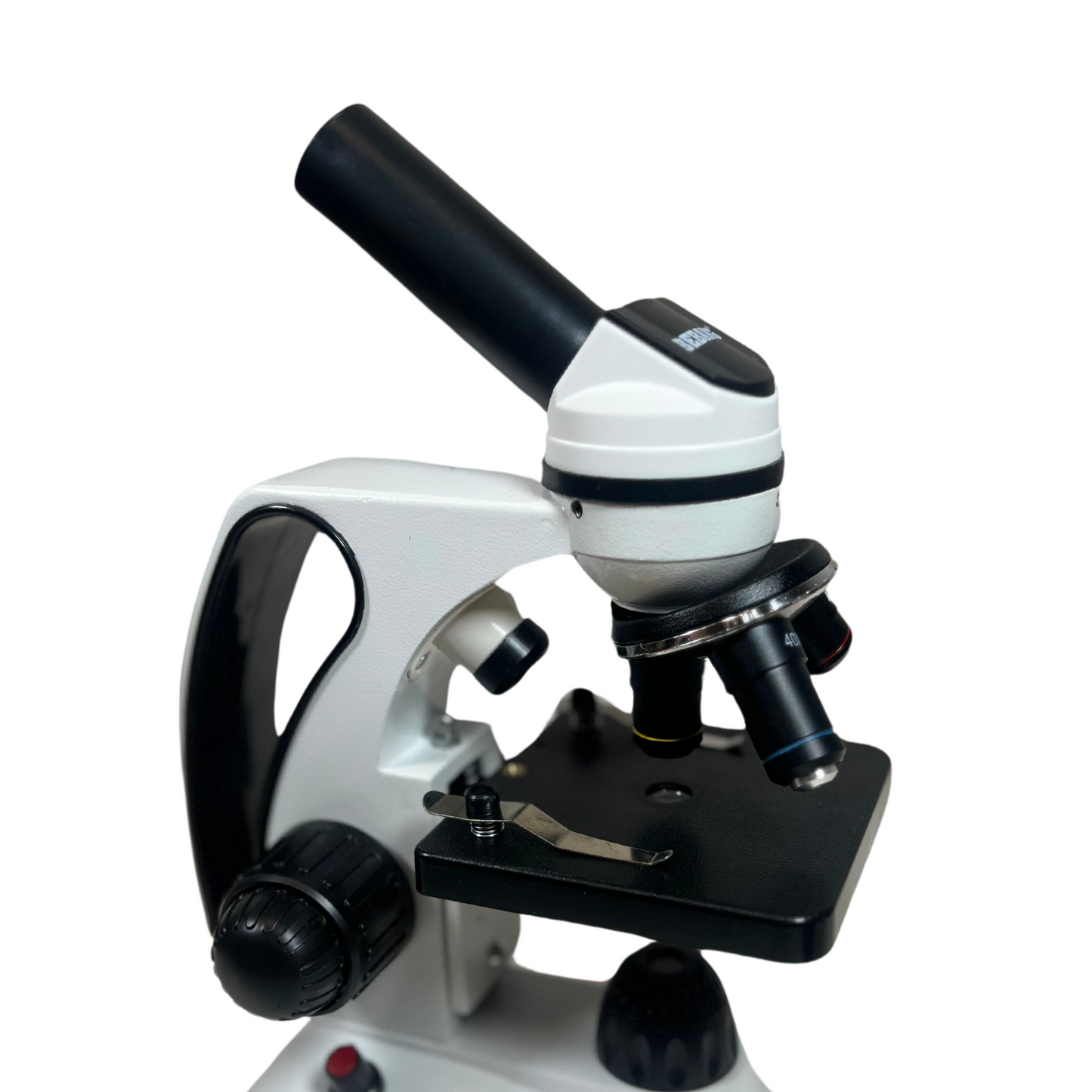 Monocular Microscope for Students & Adults, 40X-2000X Magnification with Dual LED & Accessories