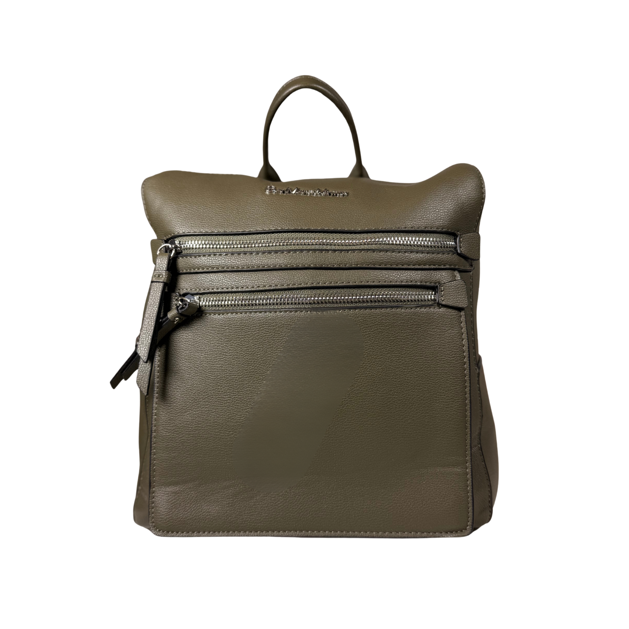Stylish Olive Backpack – Faux Leather, Spacious & Durable Everyday Bag
