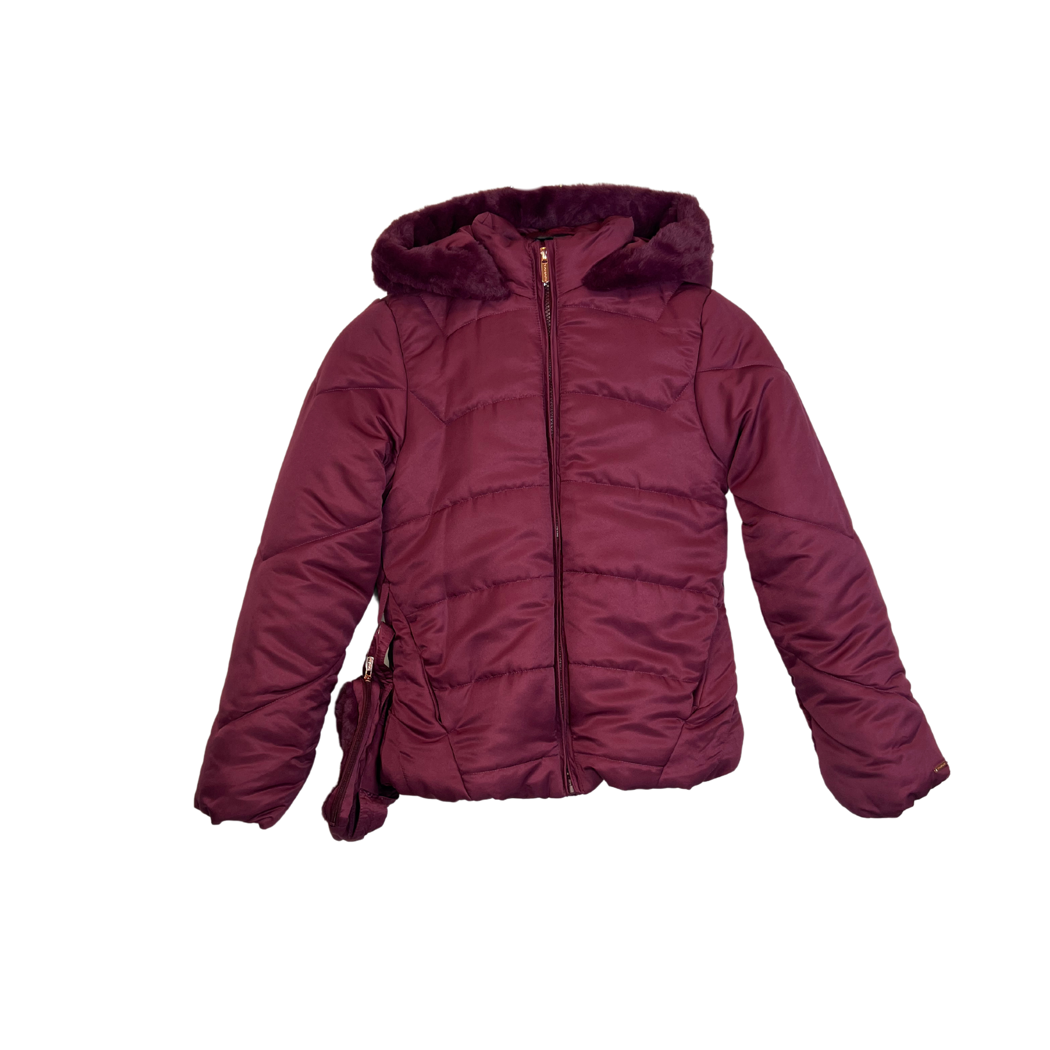 Girls Puffer Jacket Water-Repellent - Size 12