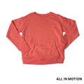 Girls Blush Hidden Pocket Crew Neck Sweater - S (6/6X)